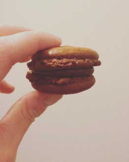 salted caramel macaron from Lucettegrace